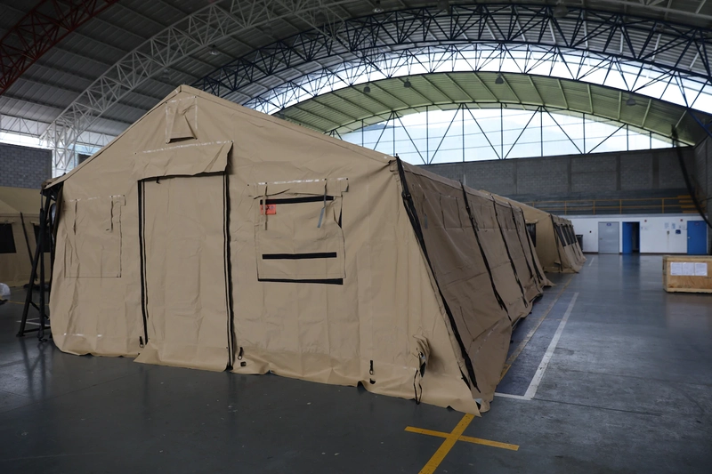 SOUTHCOM plans to donate a total of 24 field hospitals to 11 different countries in the coming weeks. (Photo courtesy of the U.S. Embassy Costa Rica)
