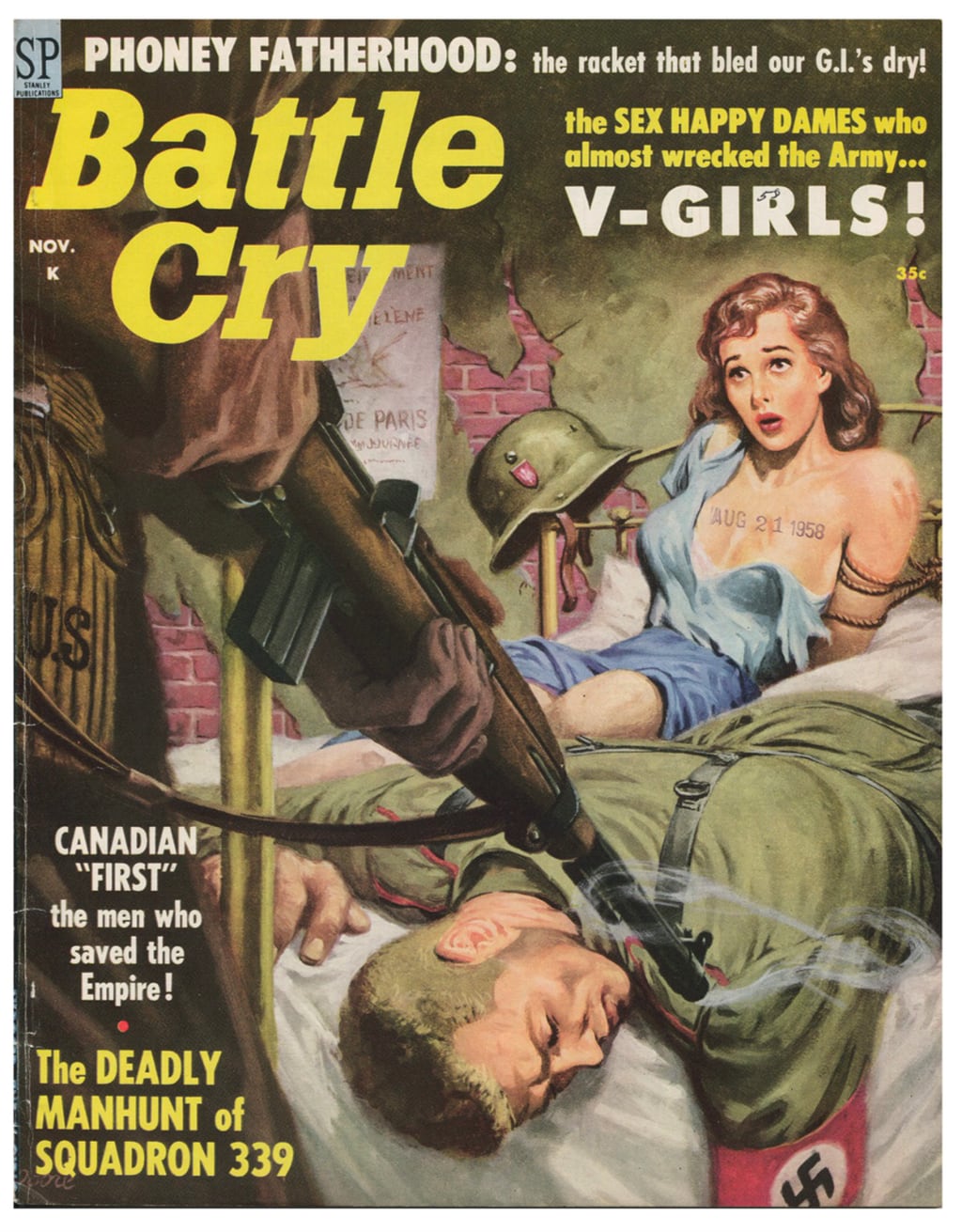 Wwii Porn - War, heroism and sex: Pulp magazines & the messages they perpetuated
