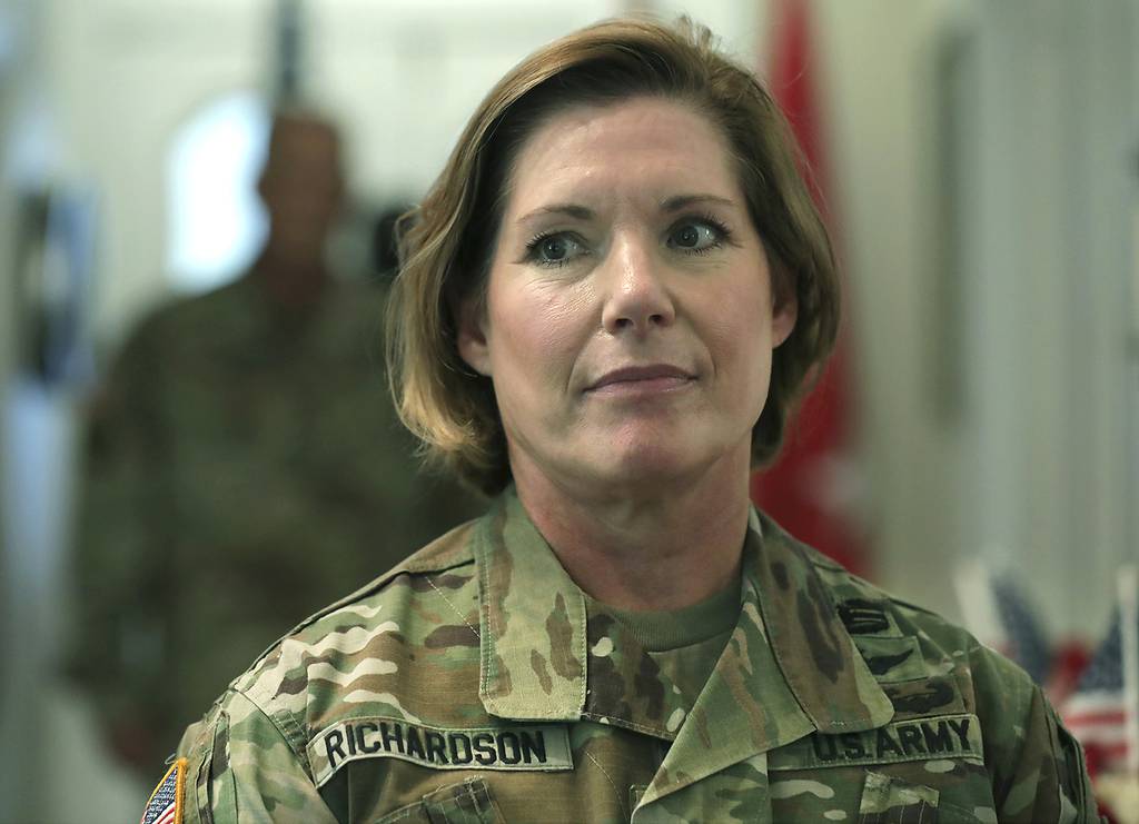 Groundbreaking female general in command of US Army North