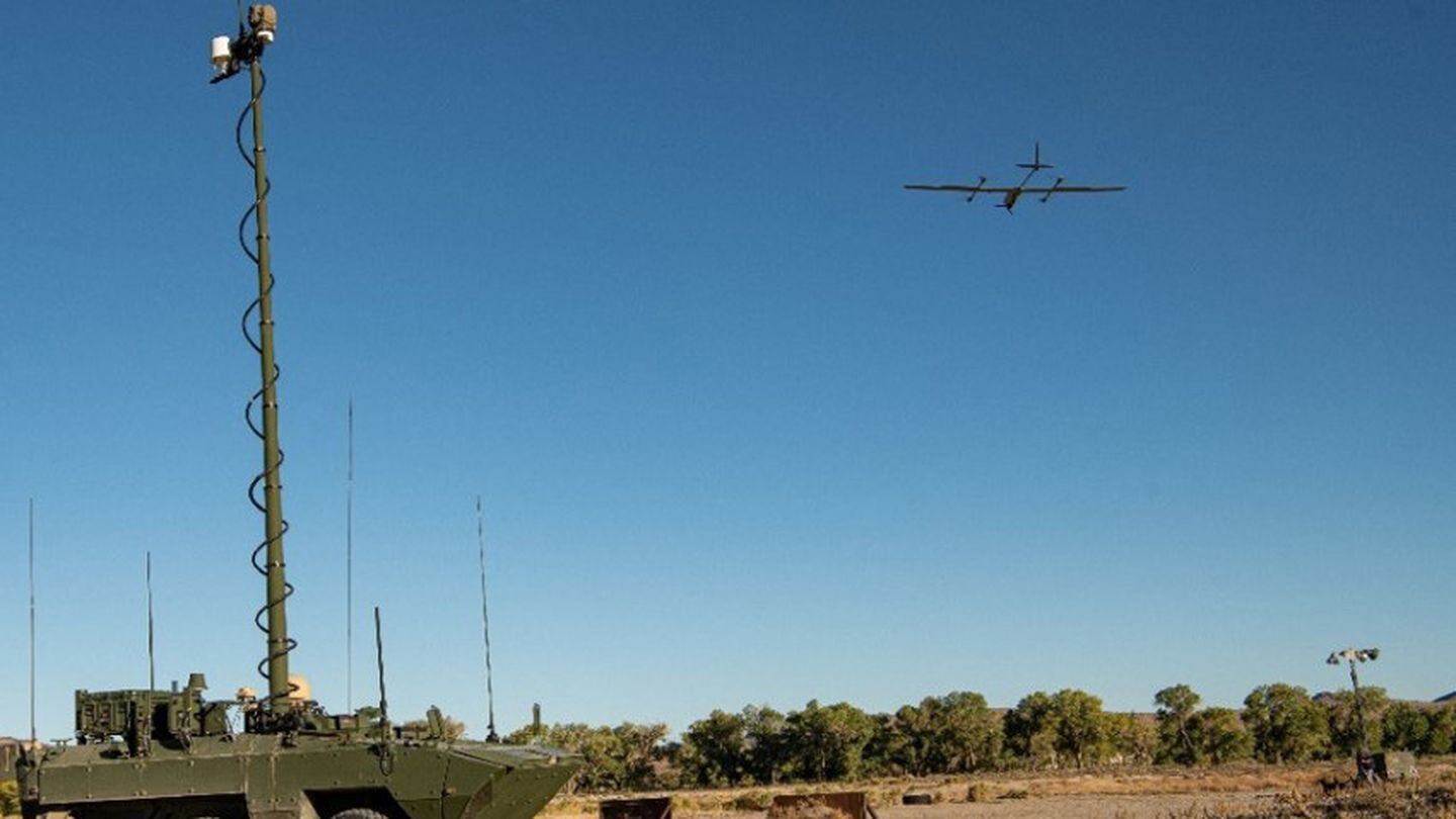 Pictured is the command and control variant prototype of the advanced reconnaissance vehicle made by Textron Systems. (Textron Systems)