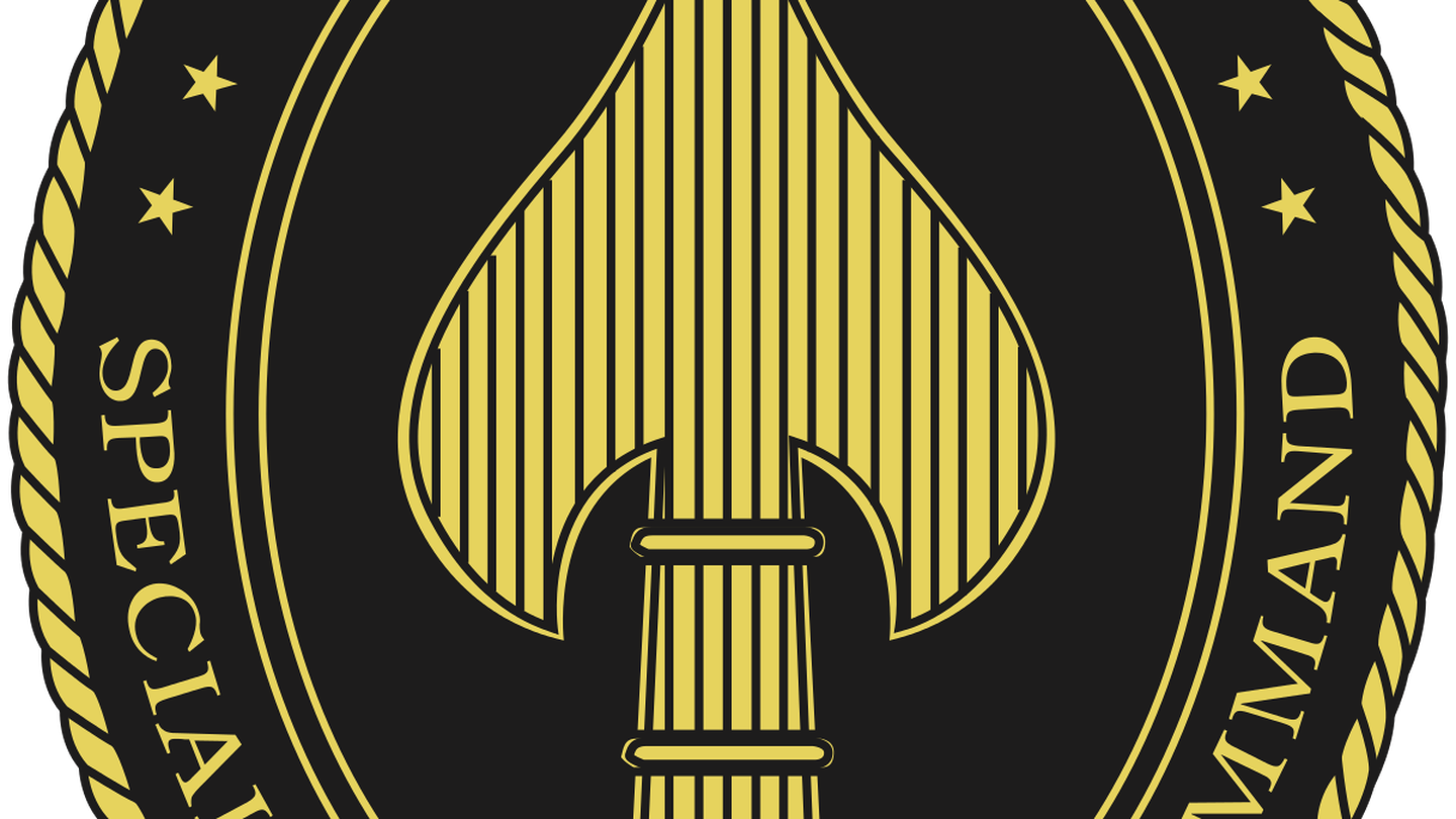 The U.S. Special Operations Command insignia (Wikimedia Commons).