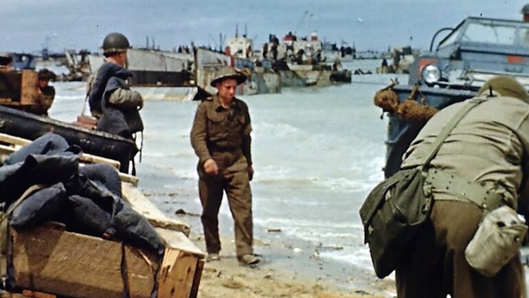 Rare Color Footage Brings D Day Memories Alive 75 Years On