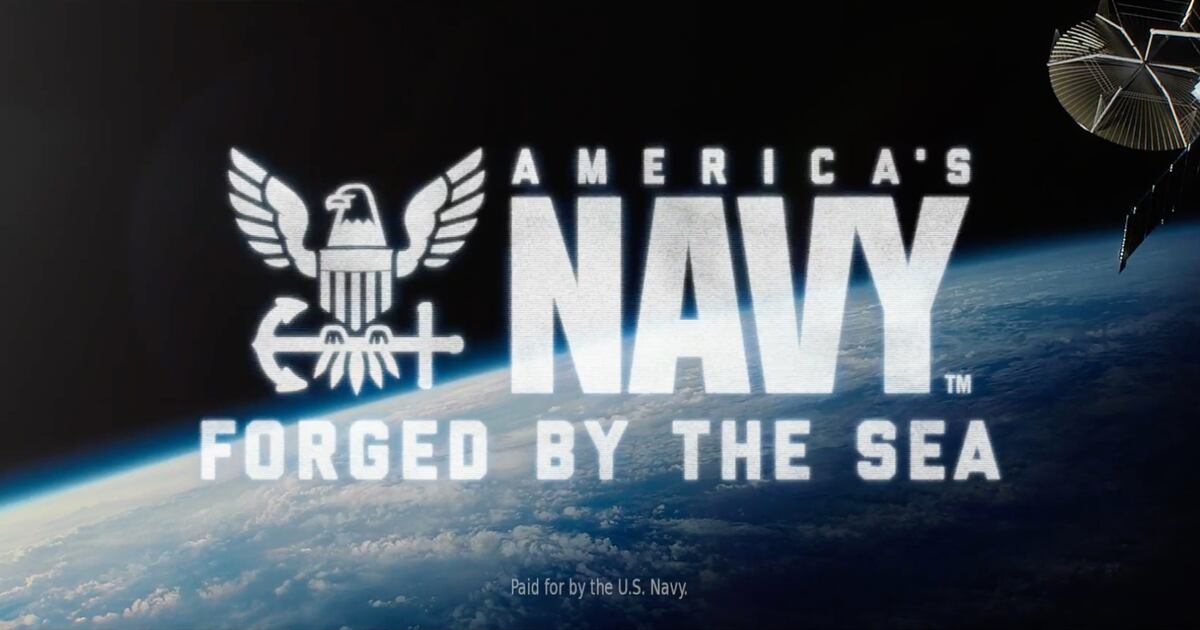 After a long wait, Navy unveils a new slogan