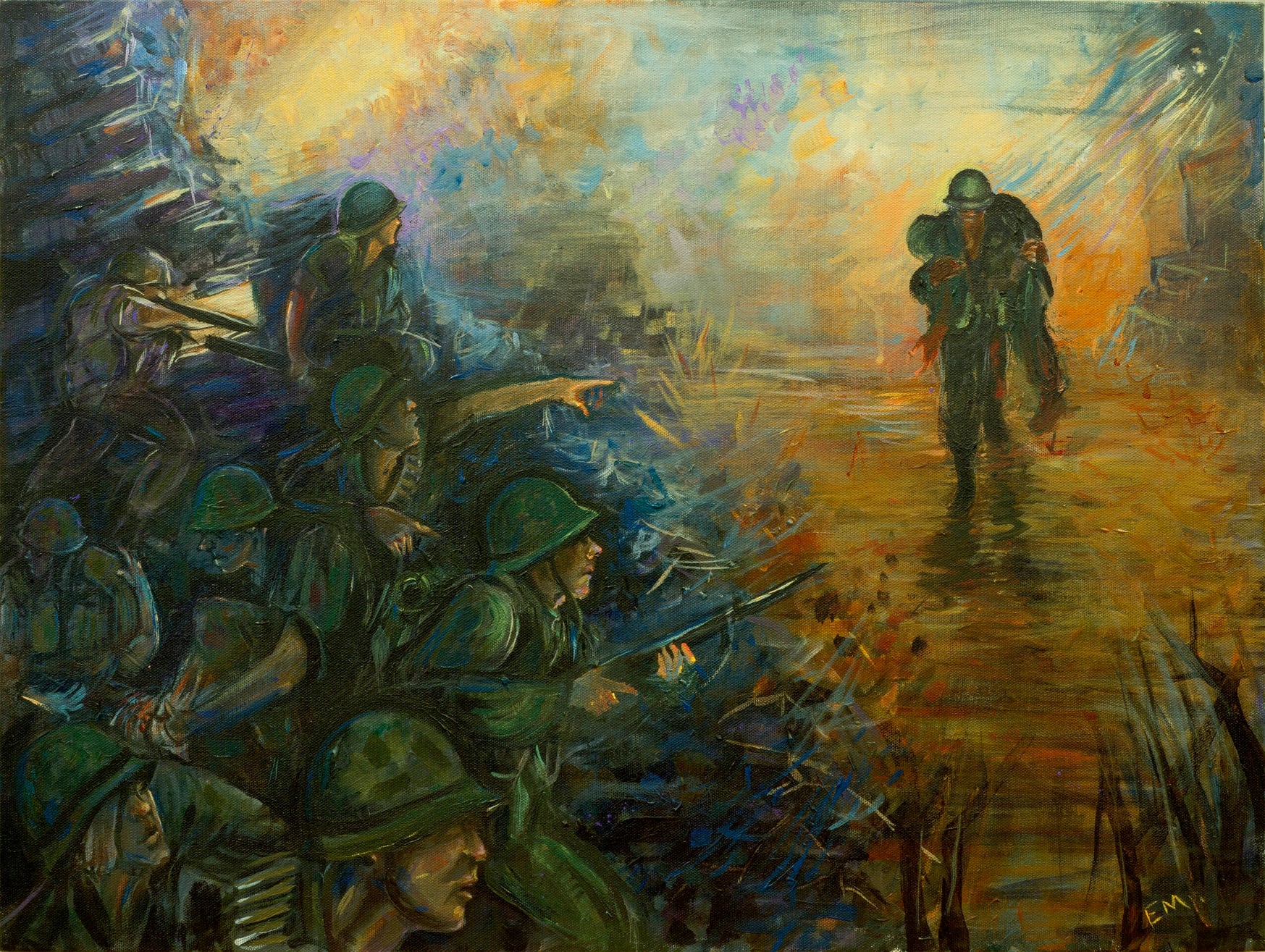 The Art of War: How combat artists are capturing the soul of the Marine ...