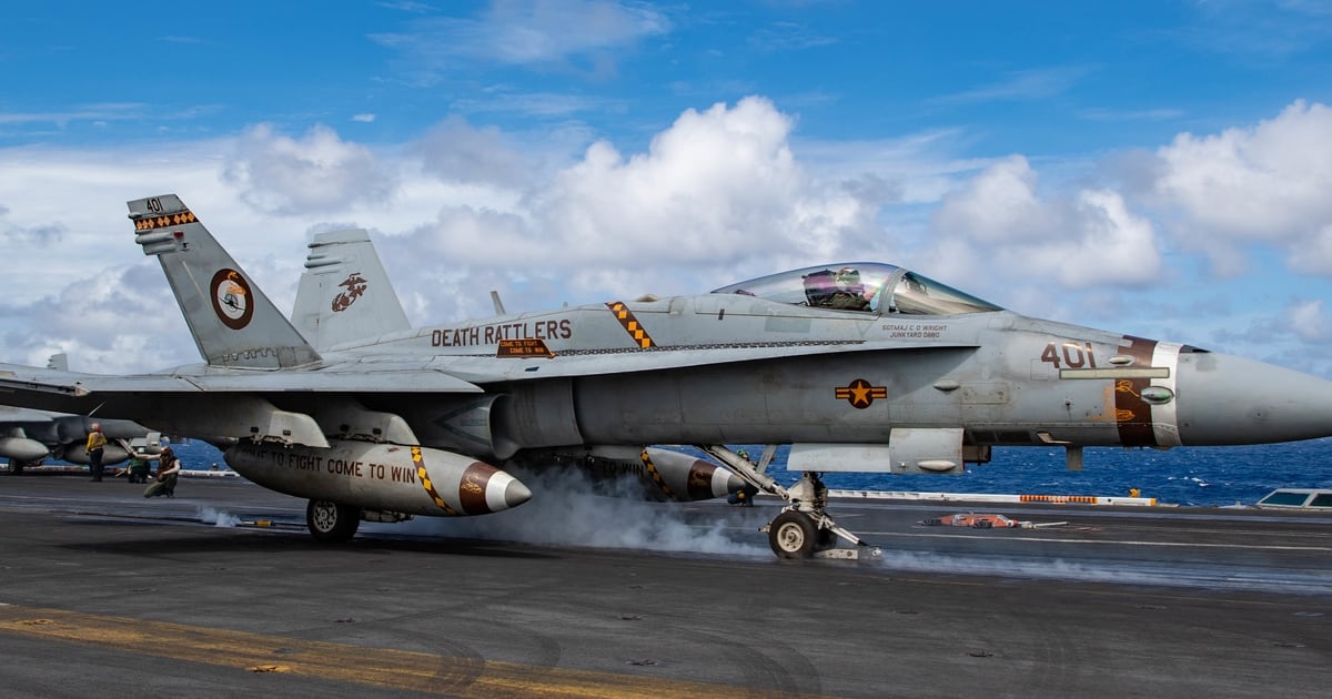 Marine Corps Concludes Final Carrier Deployment With F A 18 Hornet