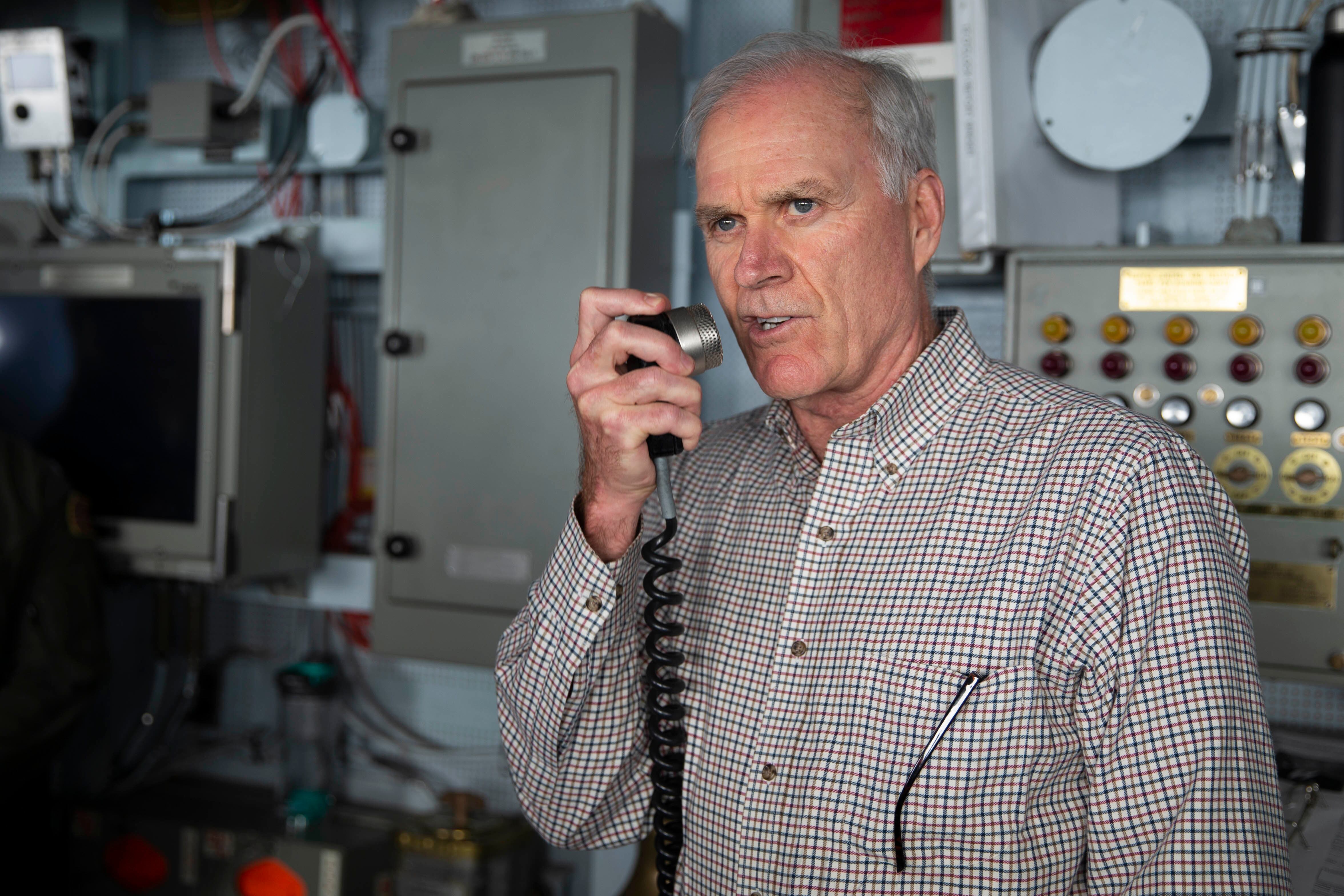 Secretary of the Navy Richard V. Spencer