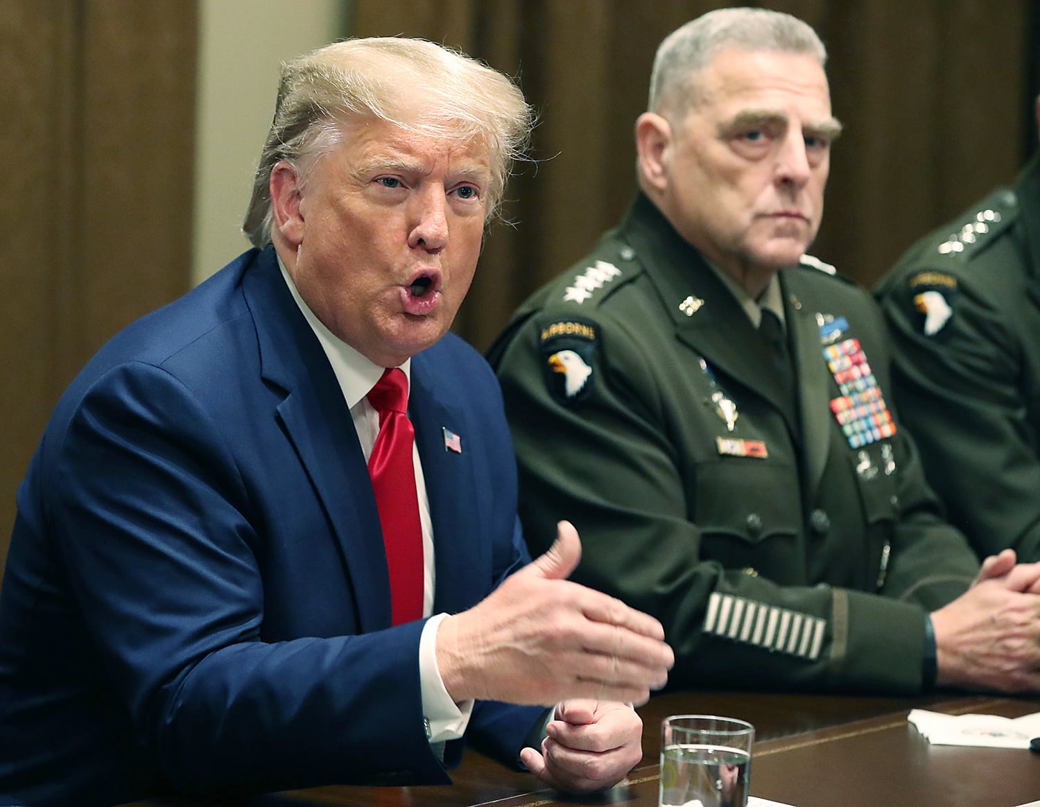 President Donald Trump, Gen. Mark Milley