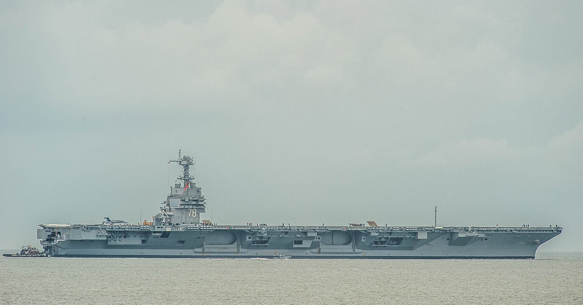 Why the Navy’s newest aircraft carrier was forced back into port