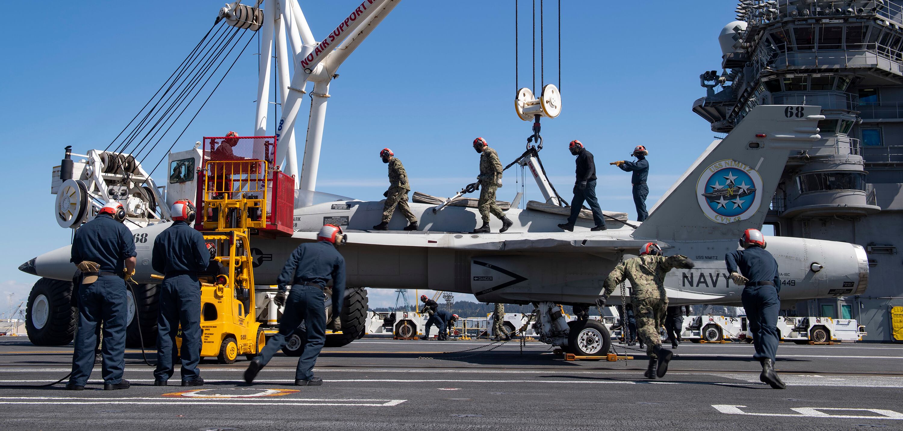 Nimitz Sailors Participate In Training Exercise