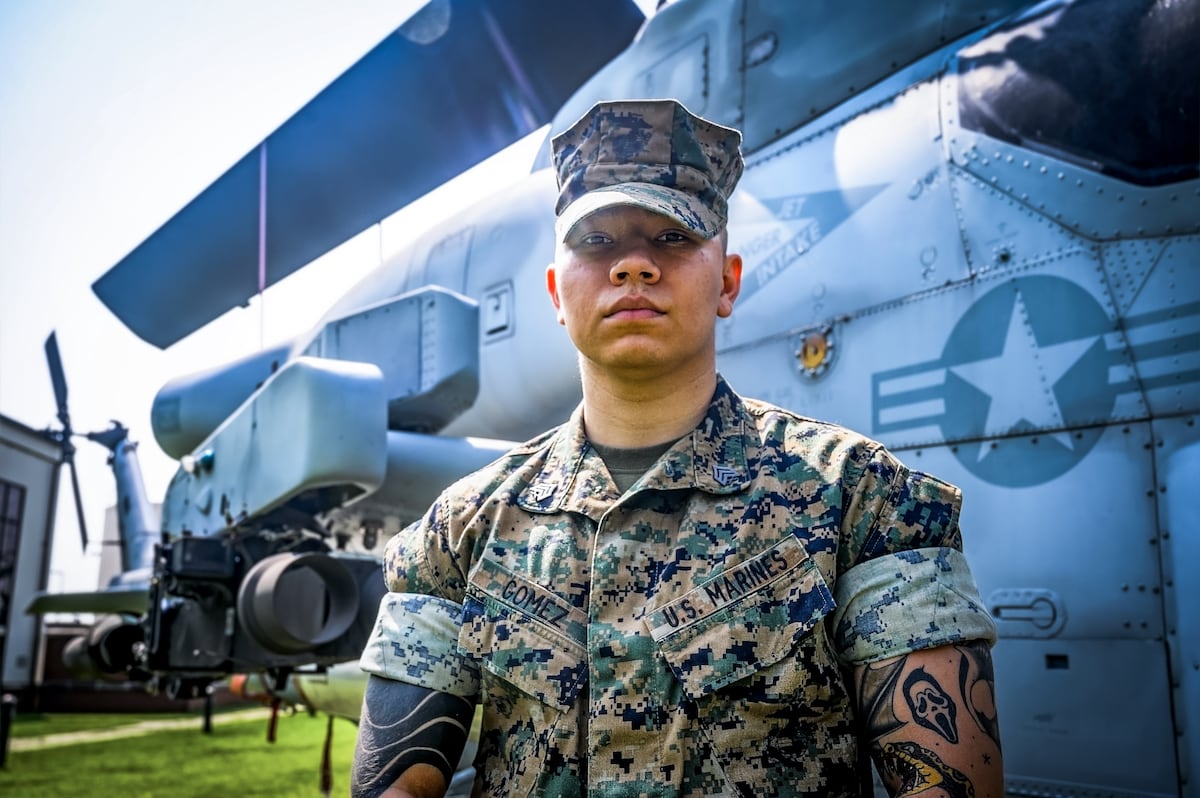 Marine recognized for off-duty heroics that saved a woman’s life