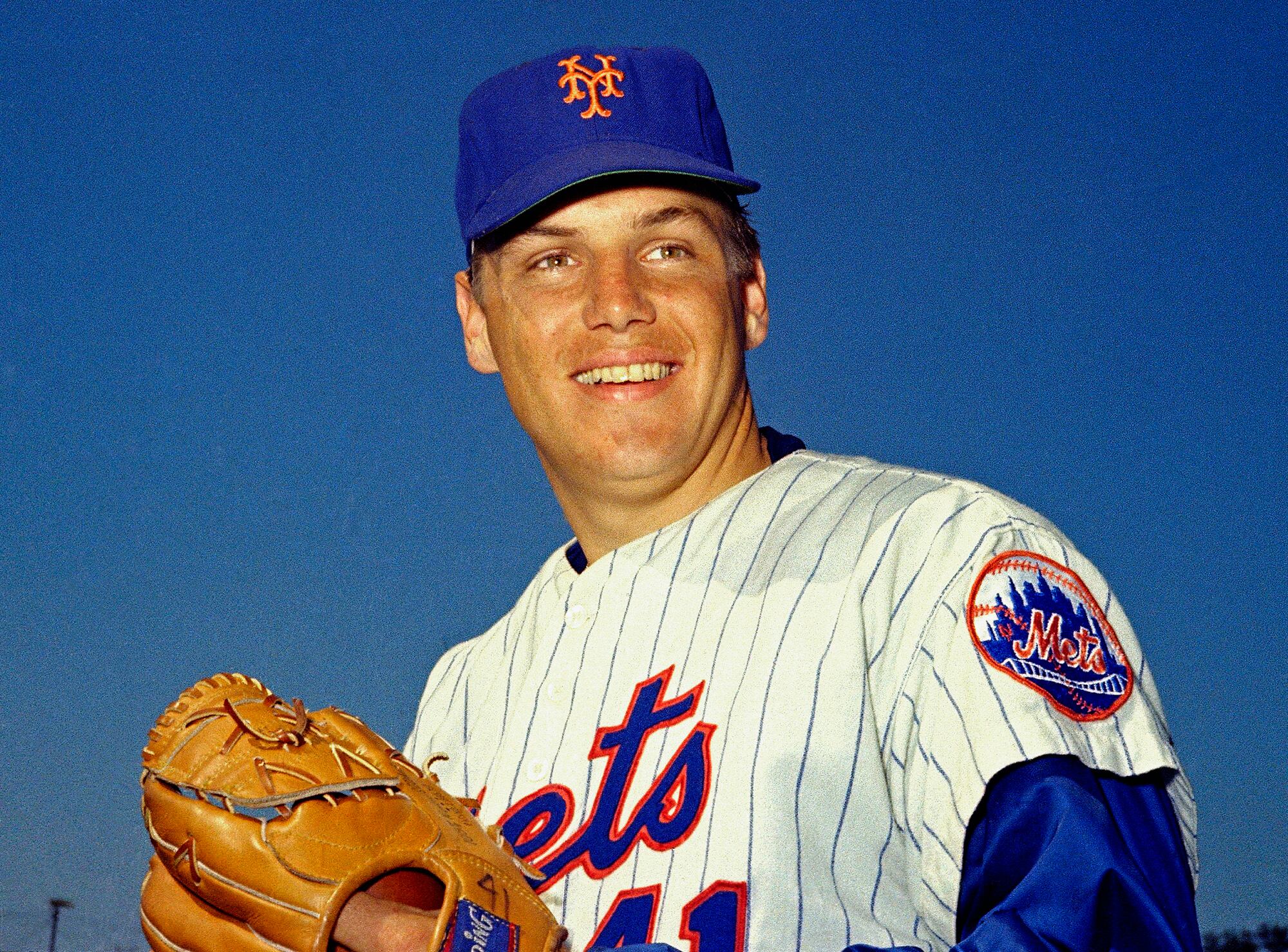 In this March 1968 file photo, New York Mets pitcher Tom Seaver poses for a photo, location not known.