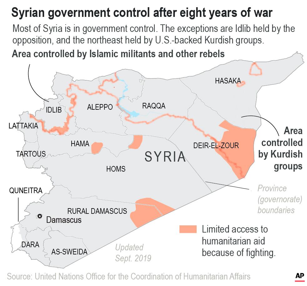 Syria map