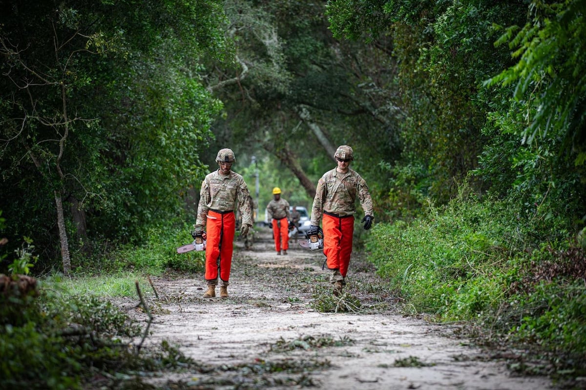 Thousands of National Guard troops deploy for Hurricane Helene relief