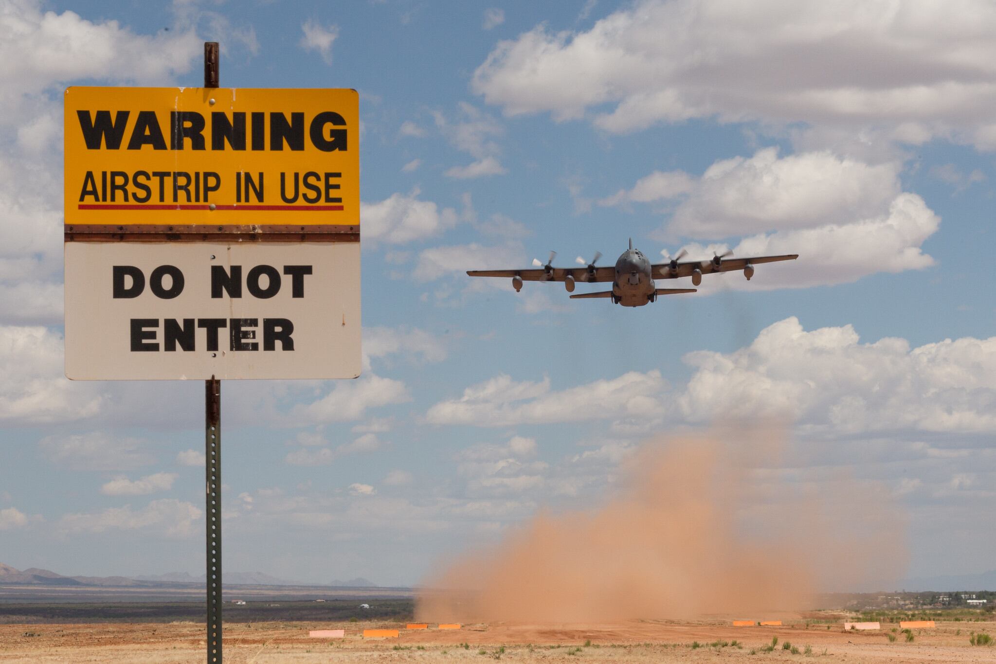 Hubbard landing zone at Fort Huachuca