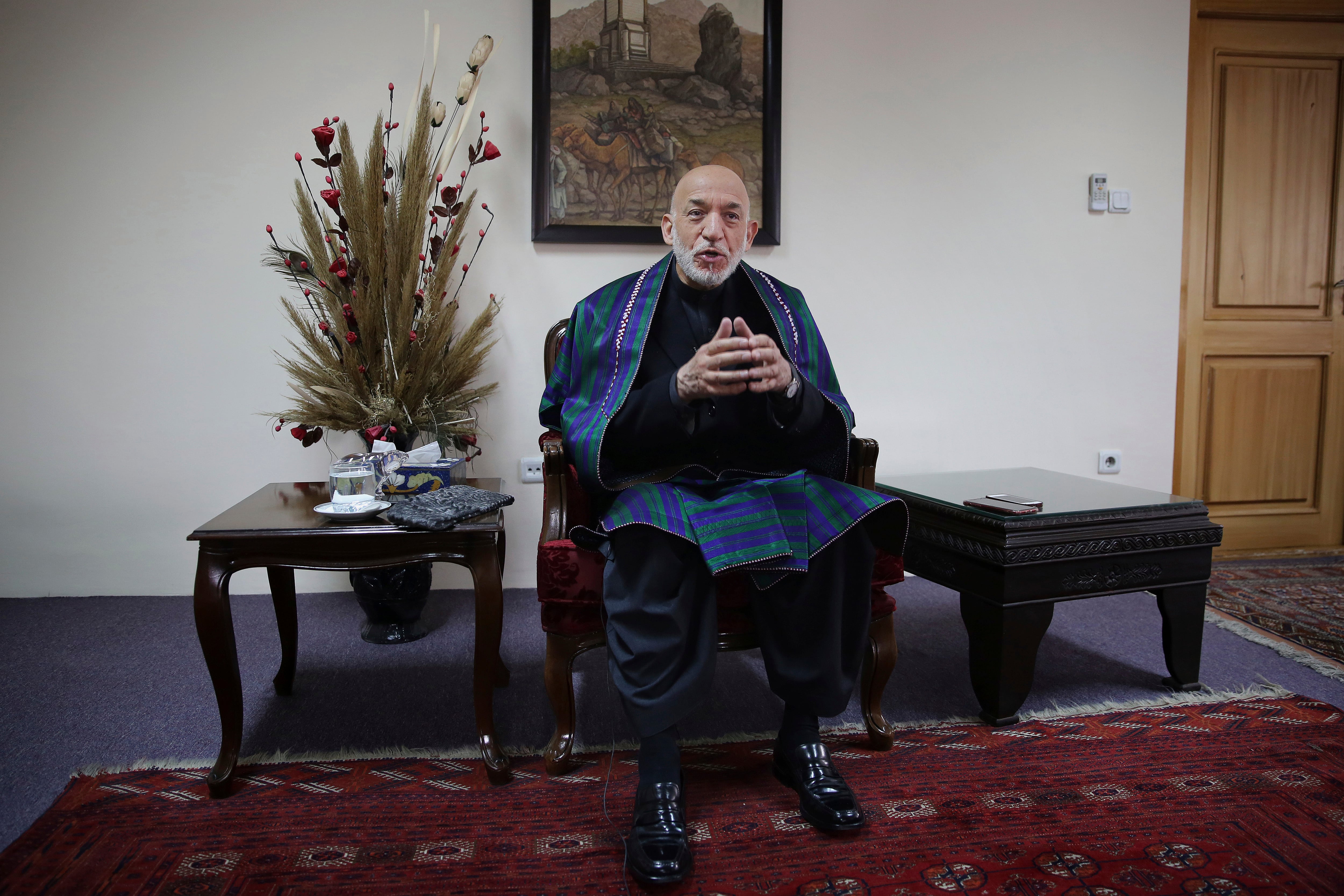 Former Afghan President Hamid Karzai