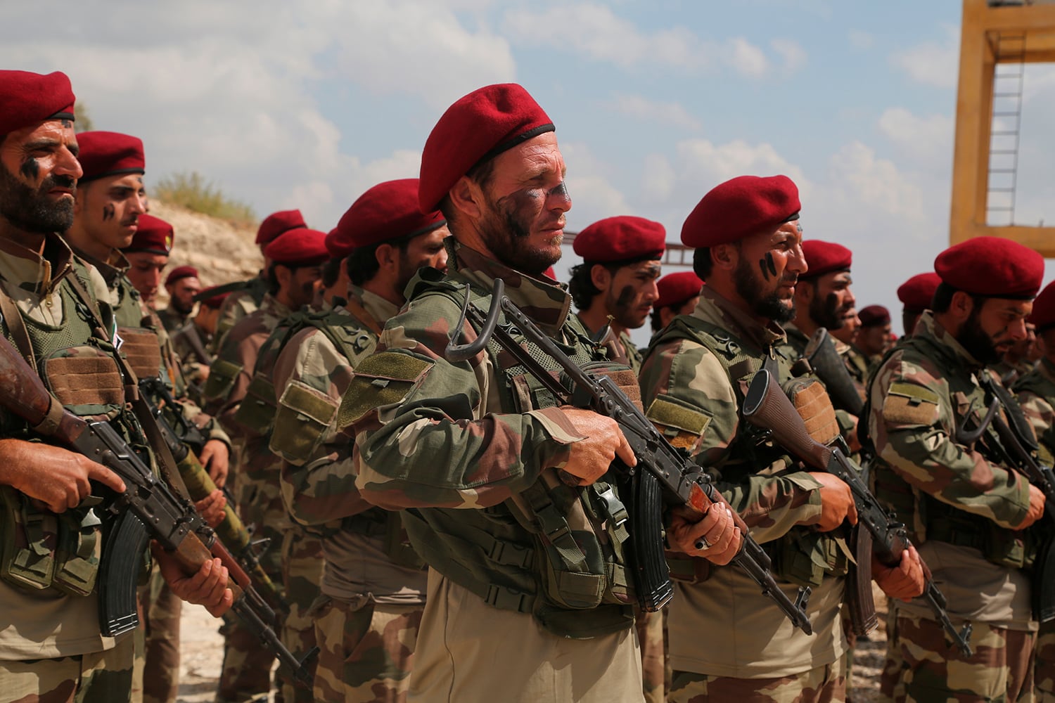 Turkish-backed forces from the Free Syrian Army