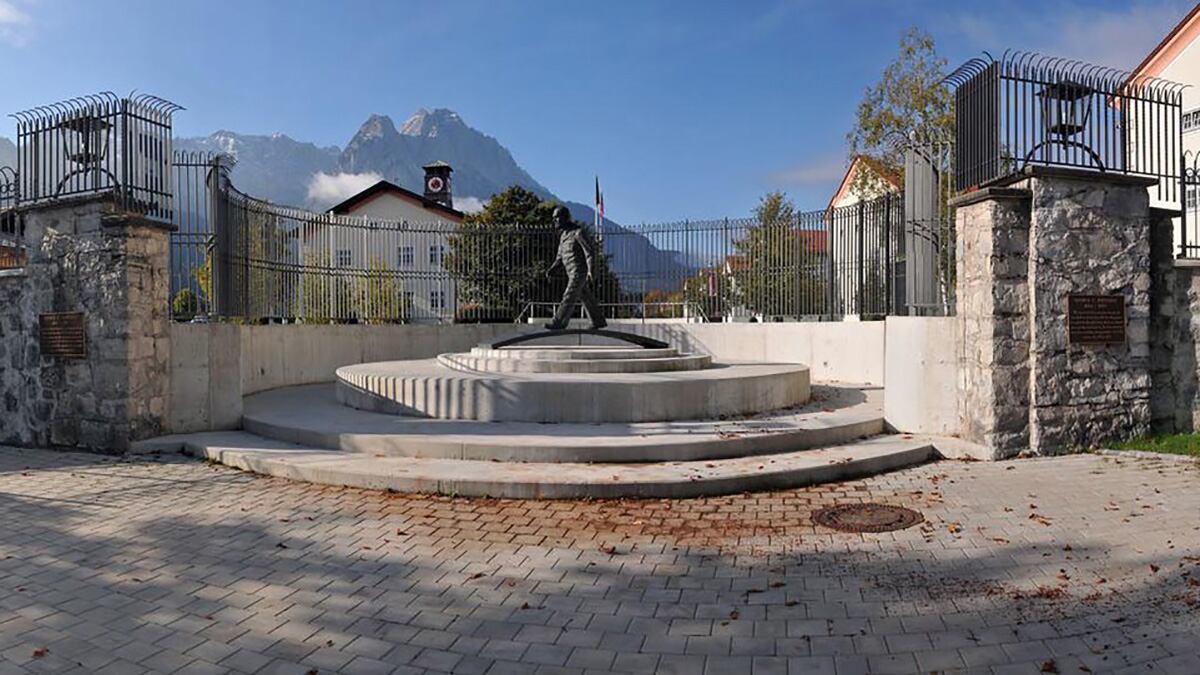 The George C. Marshall European Center for Security Studies is seen March 9, 2020, in Garmisch-Partenkirchen, Germany.