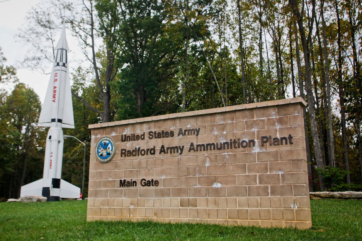 No injuries reported in Virginia Army ammunition plant explosion