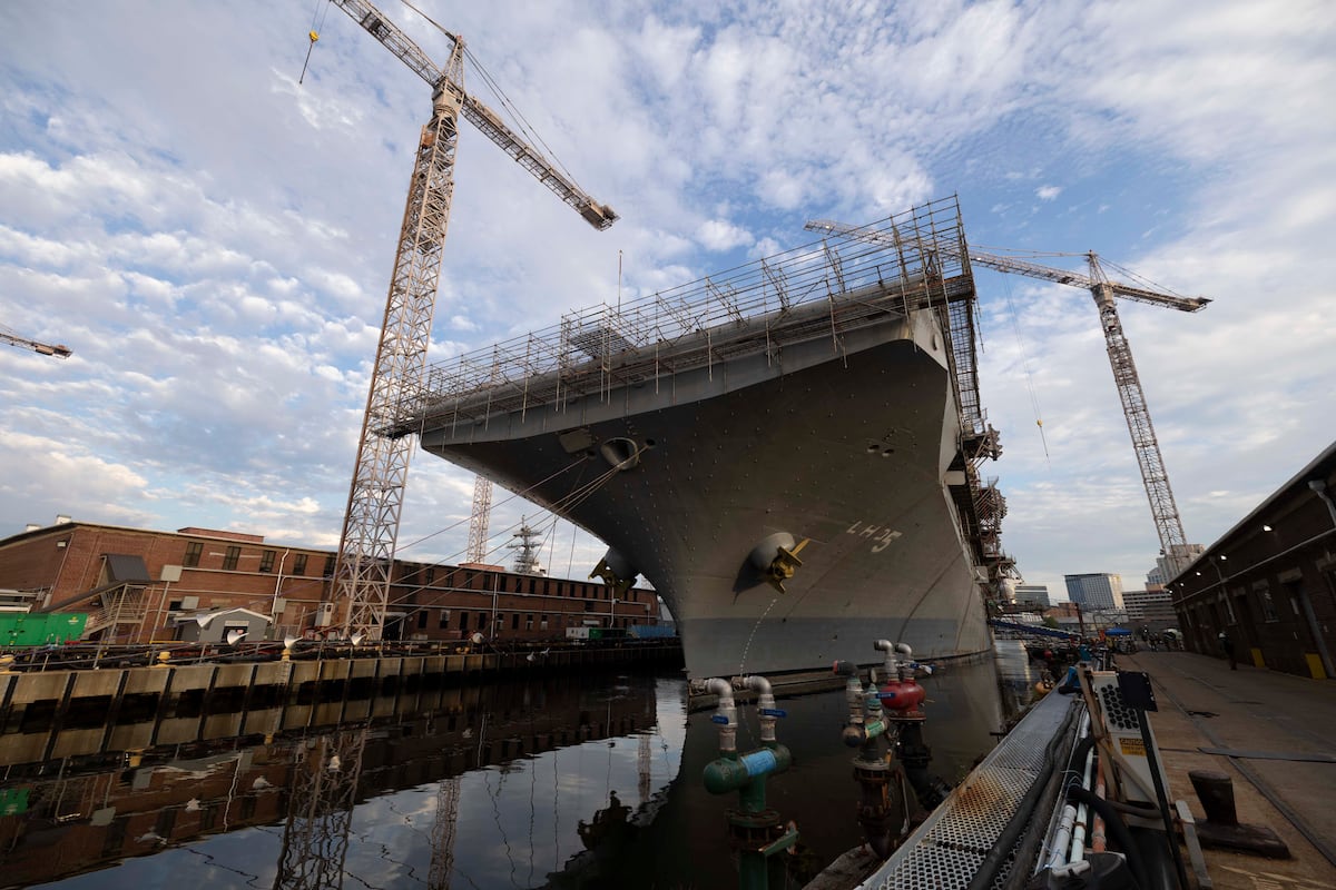 Marines hindered by Navy’s amphibious warfare ship maintenance delays