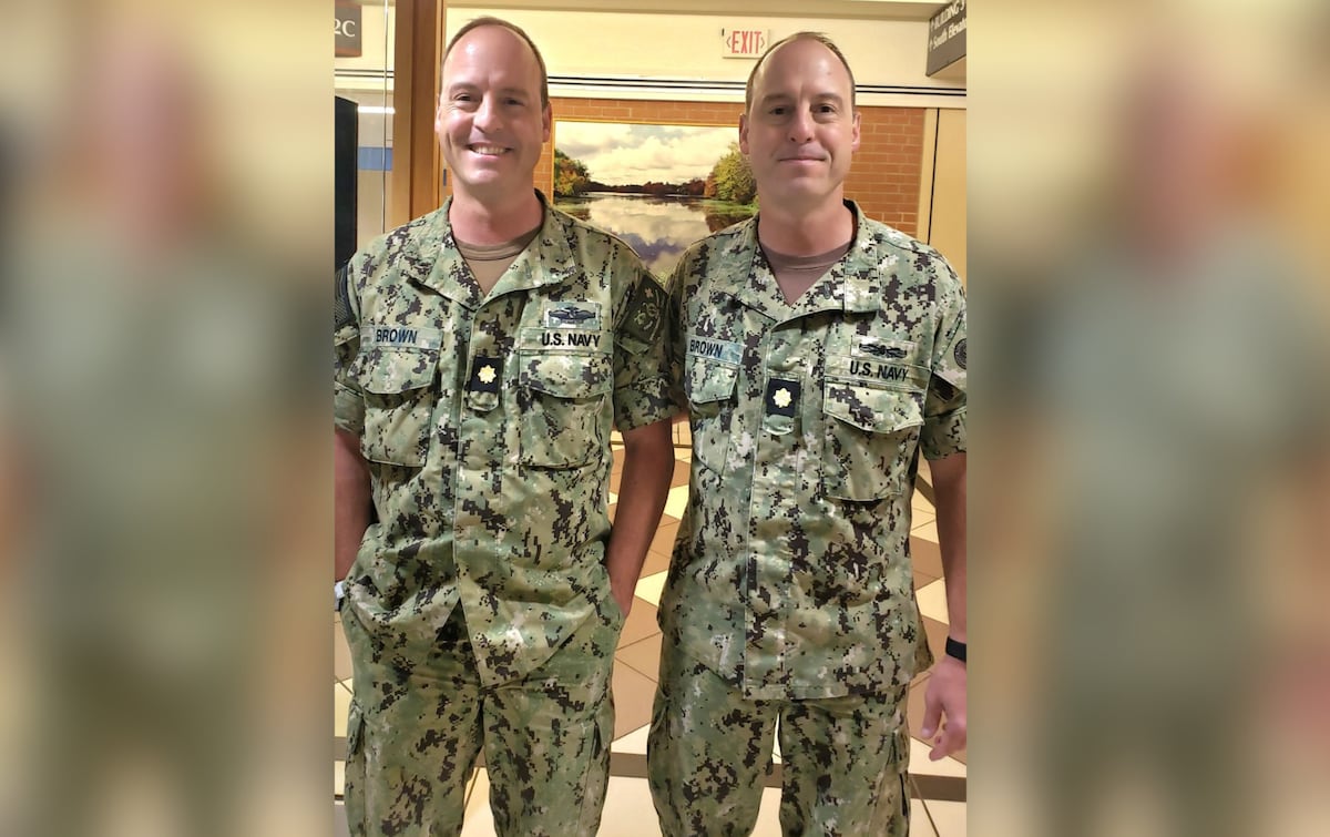 Navy twin brothers start and end 30-year careers side by side