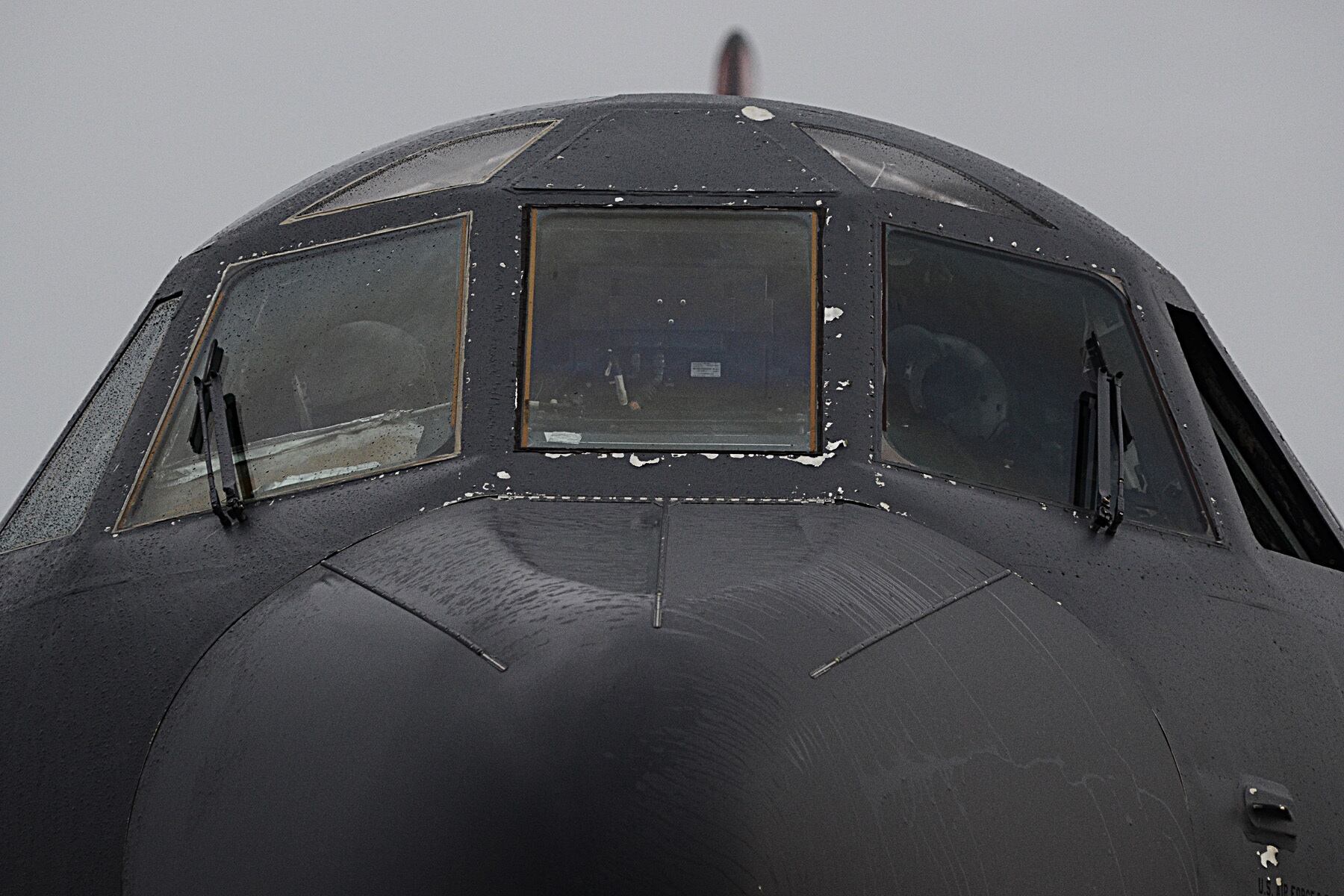 Pilots assigned to the 20th Expeditionary Bomb Squadron prepare their B-52 Stratofortress for launch Aug. 22, 2015, at Andersen Air Force Base, Guam.