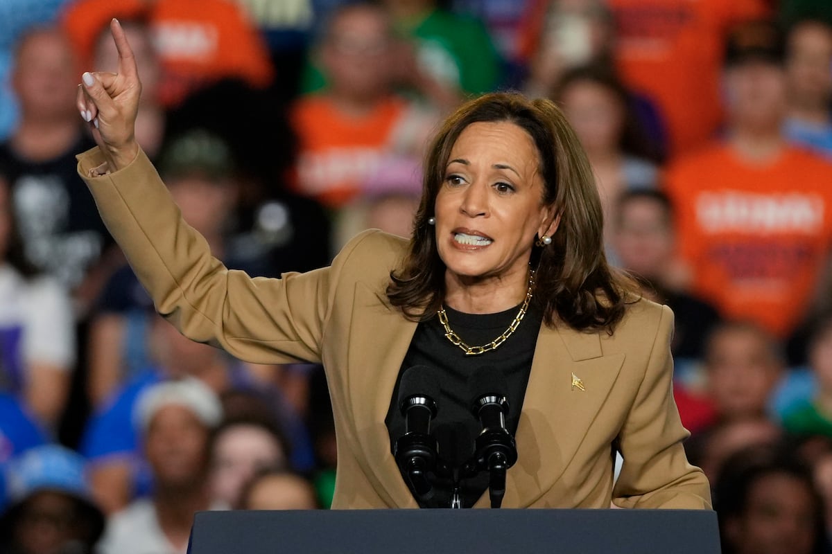 Harris Slams Trump for 