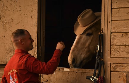 Marine Corps Mounted Color Guard