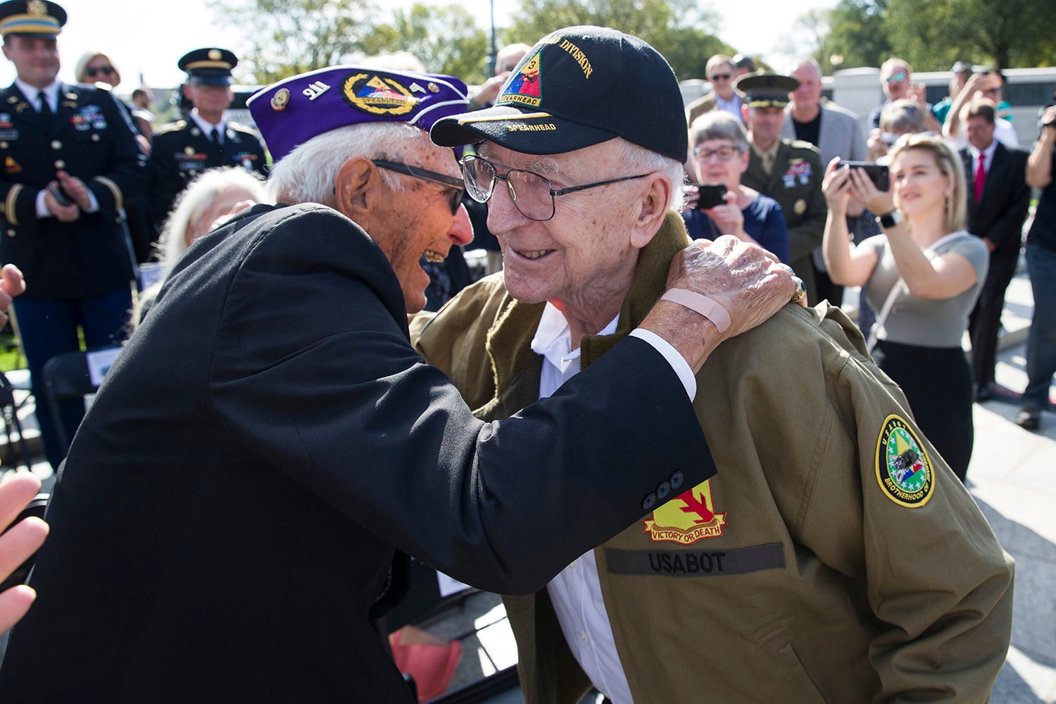 World War II veteran Clarence Smoyer