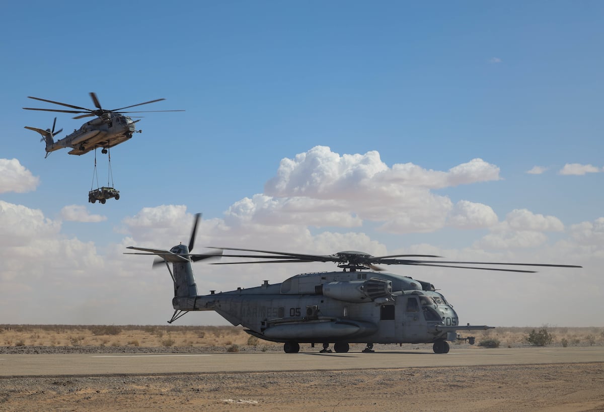 Marine Corps nearing initial operational capability for CH-53K heavy ...