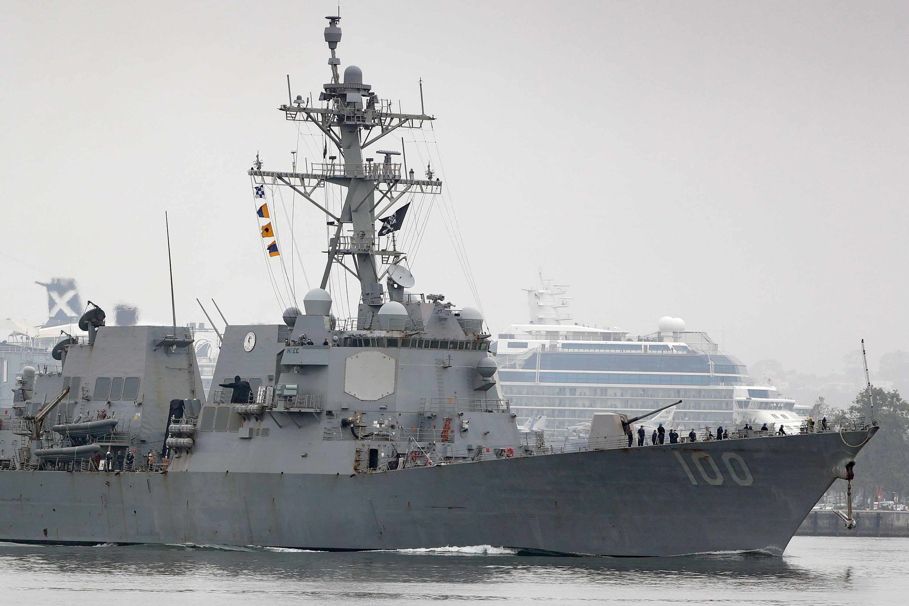 The guided-missile destroyer USS Kidd (DDG 100)