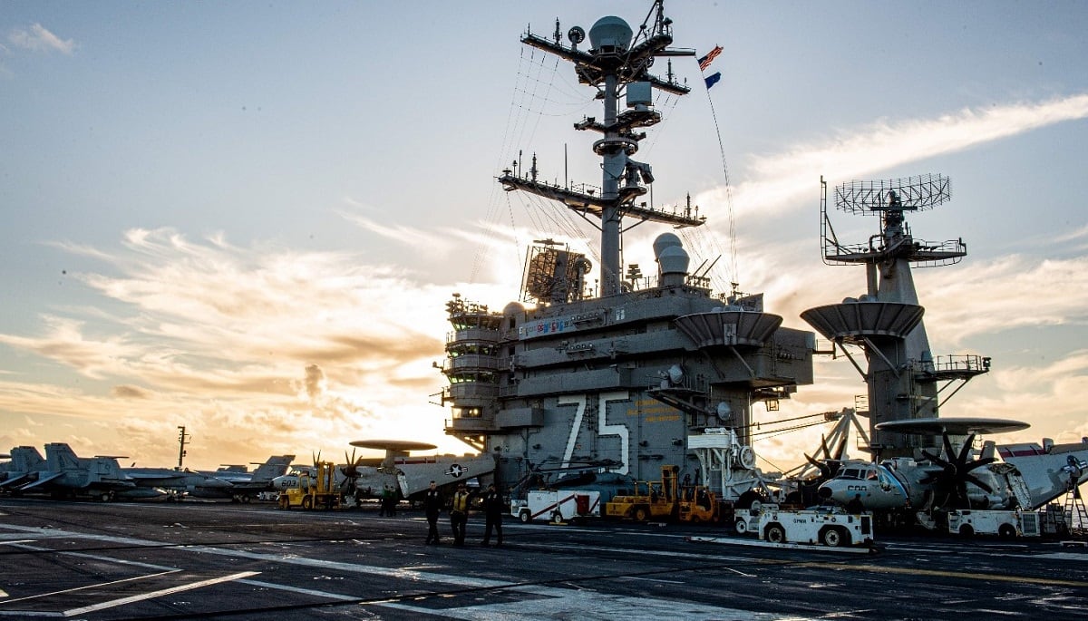 USS Harry S. Truman collides with merchant vessel in Mediterranean