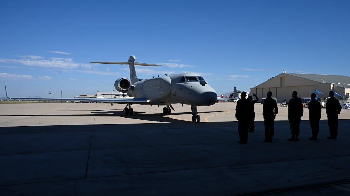 Air Force receives new aircraft for electronic-attack missions