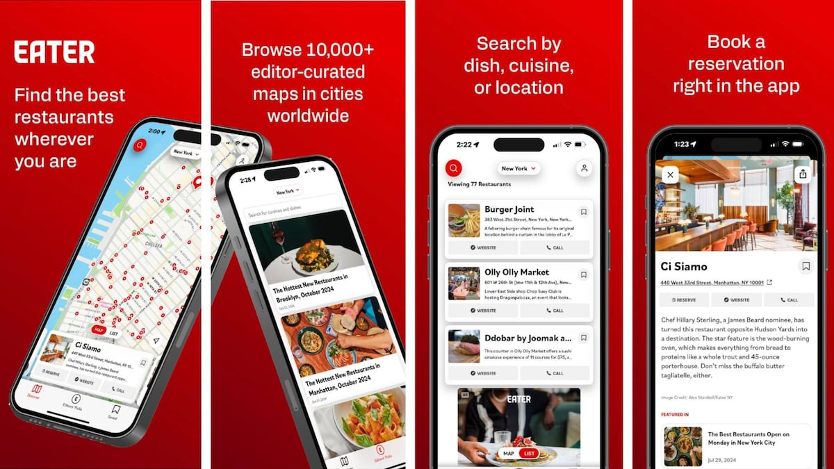 Eater's Got a New App That Says: The Hell With AI, We Know What Tastes Good