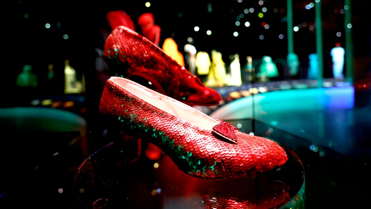 Judy Garland's Stolen Ruby Slippers to Fetch Over $800K at Auction