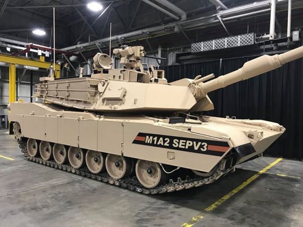 how much horsepower does a modern US tank have?