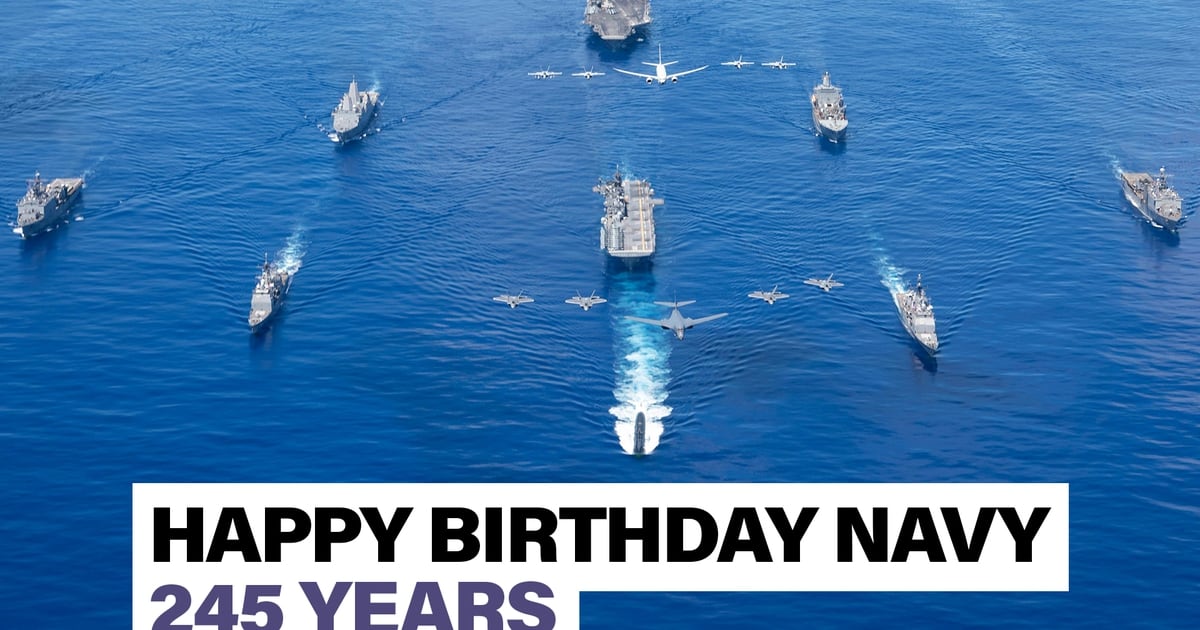 Happy birthday, Navy